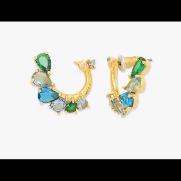 kate spade Jewelry - Perfect Plume Hoops from Kate spade new